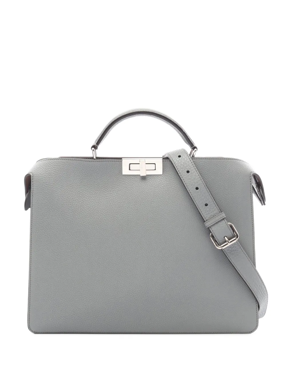 Fendi Pre-Owned 2010-2026 Medium Leather Peekaboo ISeeU handbag - Blue