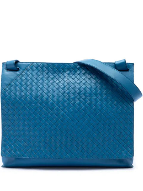 Bottega Veneta Pre-Owned 2012-2026 Nappa Intrecciato Flap crossbody bag