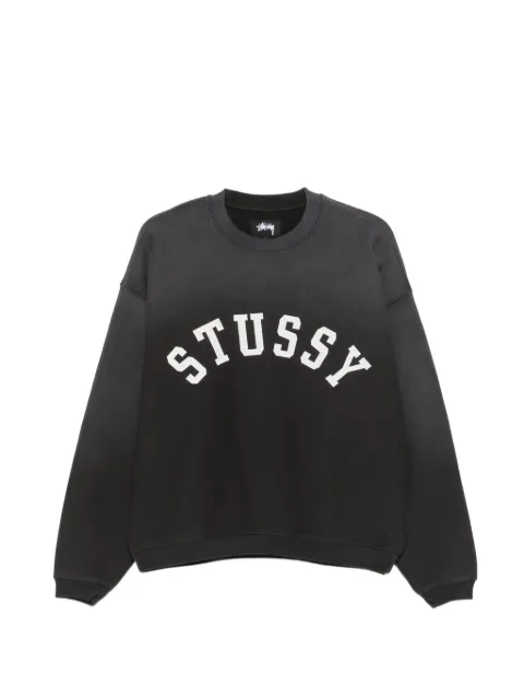 Stüssy logo-print cotton sweatshirt