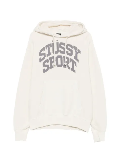 Stüssy logo-print hoodie