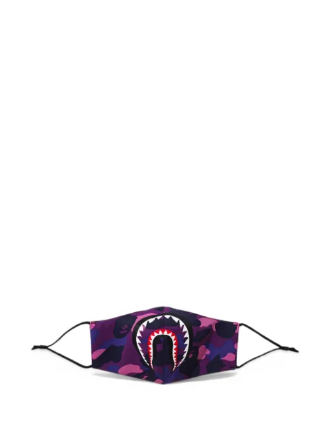 A BATHING APE® Shark camouflage face mask