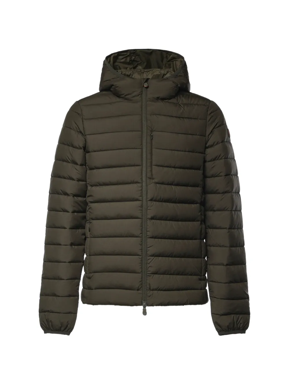 Save The Duck quilted hooded jacket - Grün