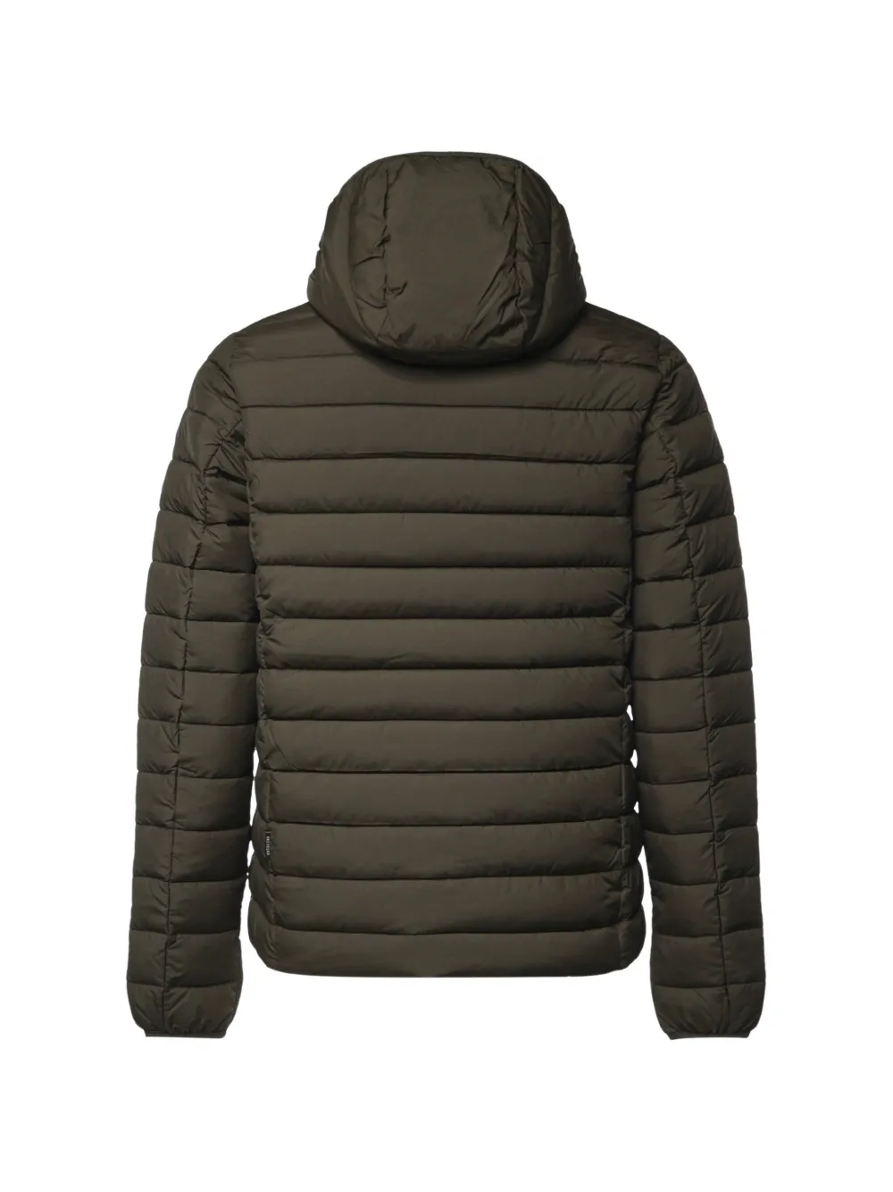 Save The Duck quilted hooded jacket Groen