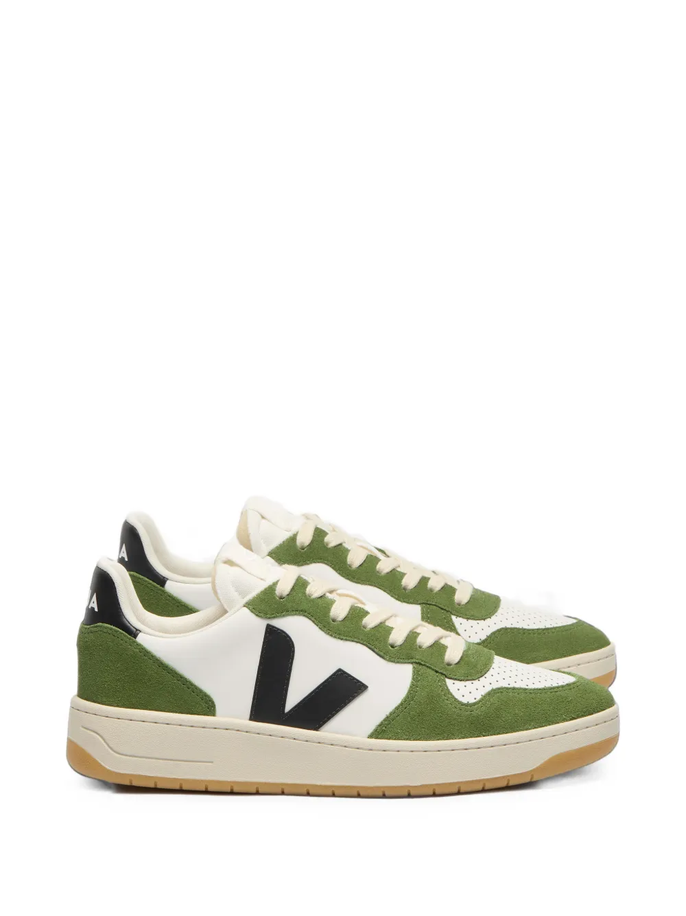 VEJA V-10 leather sneakers - Verde