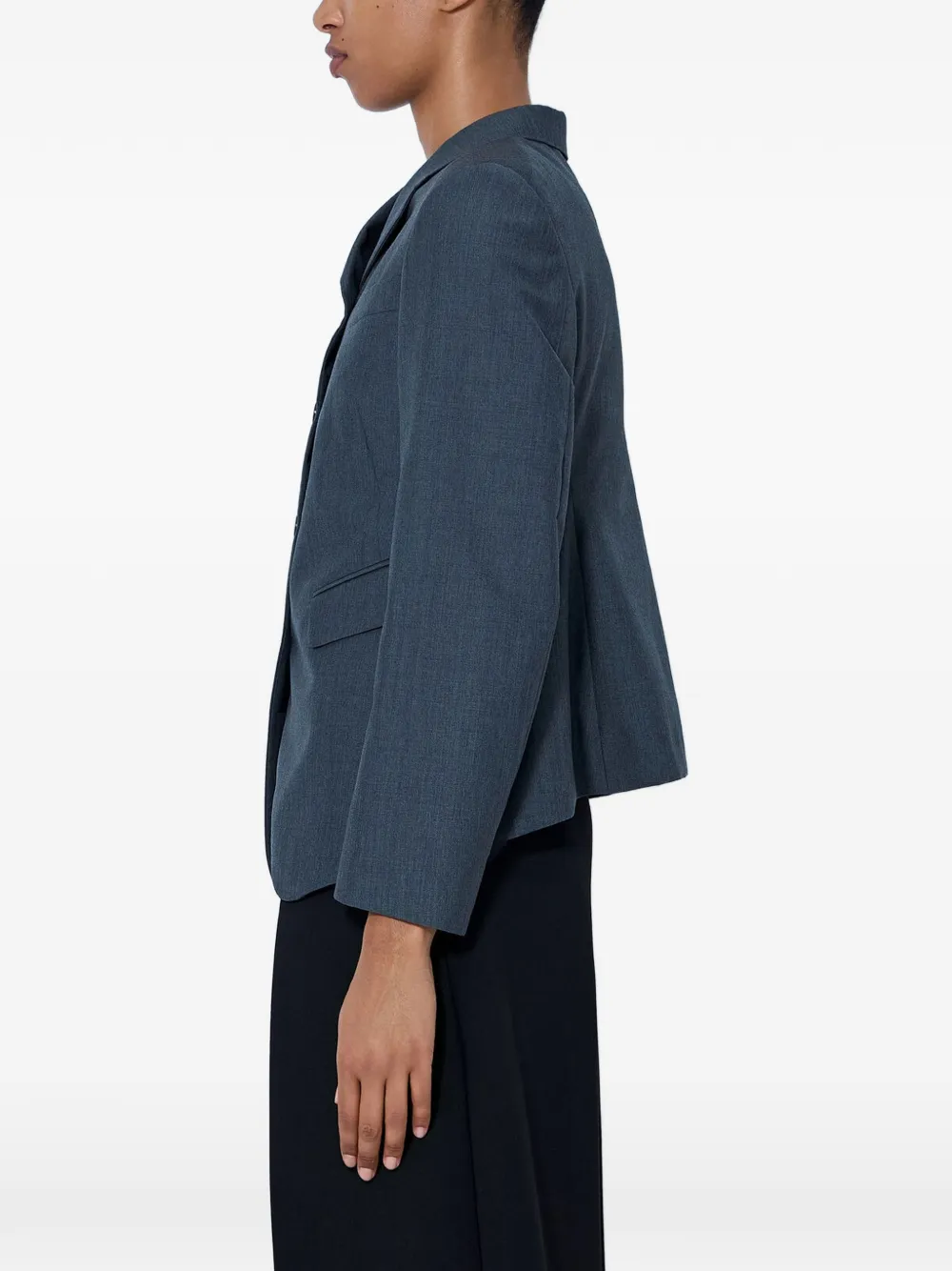 Jil Sander single-breasted blazer Grijs
