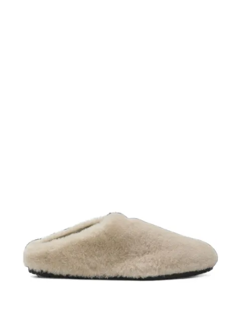 Prada shearling mules