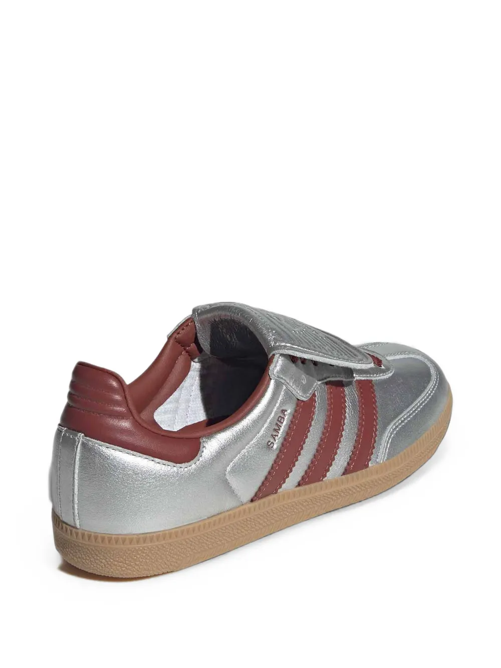 adidas Samba metallic leather sneakers Zilver