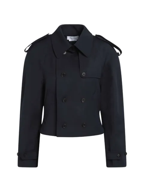 Alexander McQueen double-breasted cropped jacket