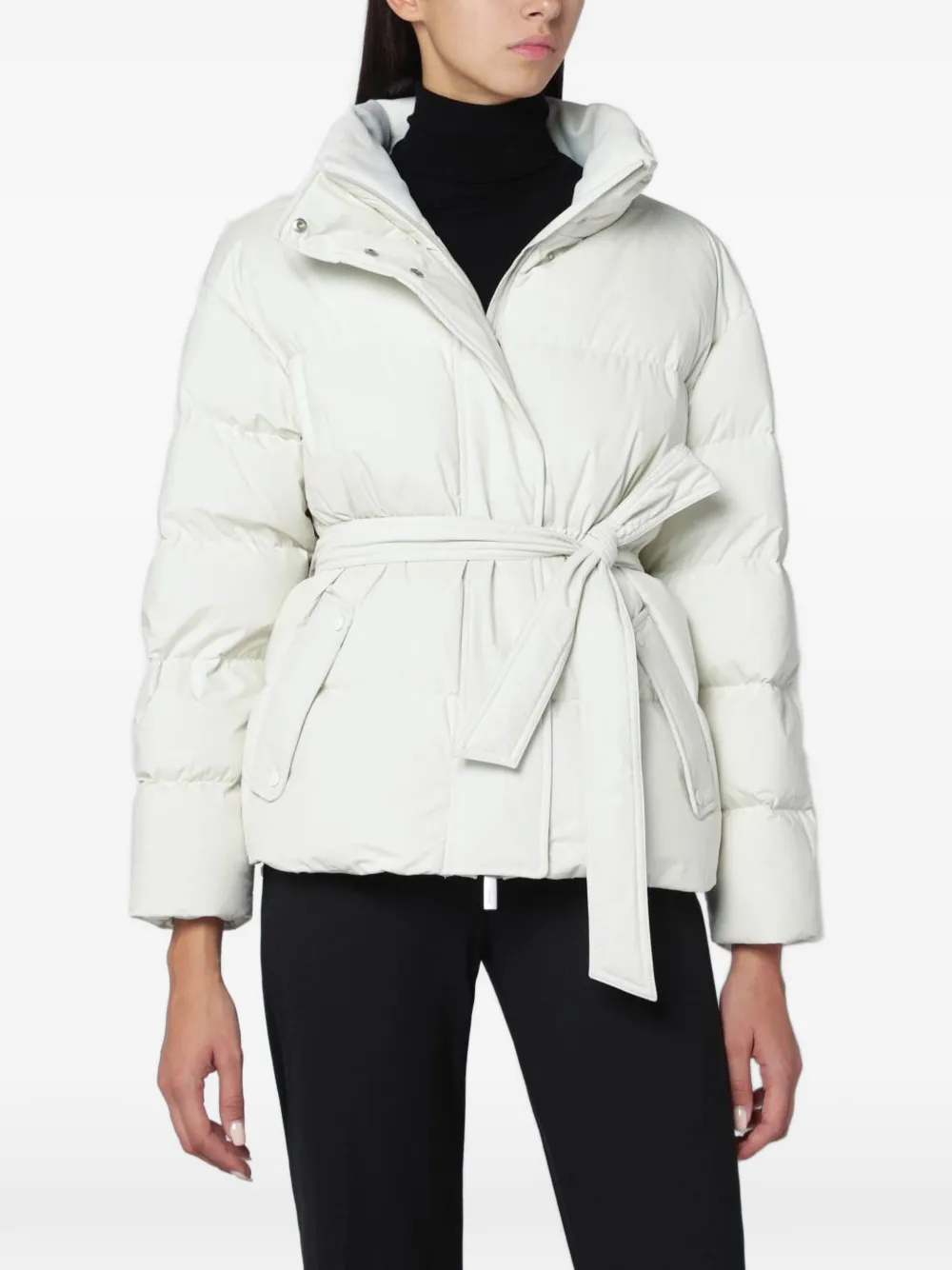 Herno belted puffer jacket - Toni neutri
