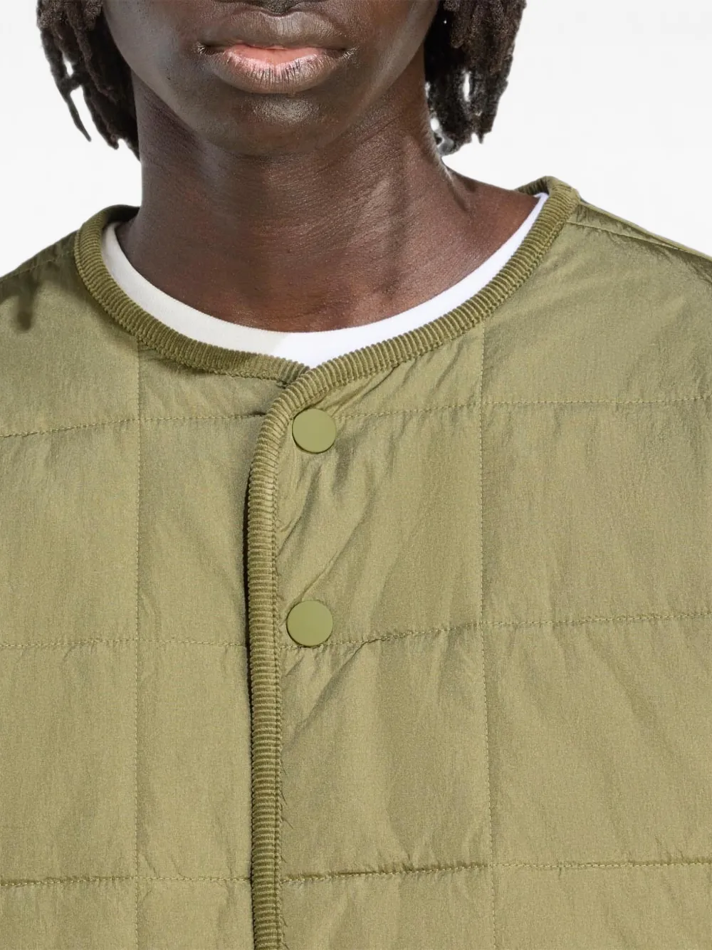 adidas Originals Kids Gewatteerd jack met geborduurd logo Groen