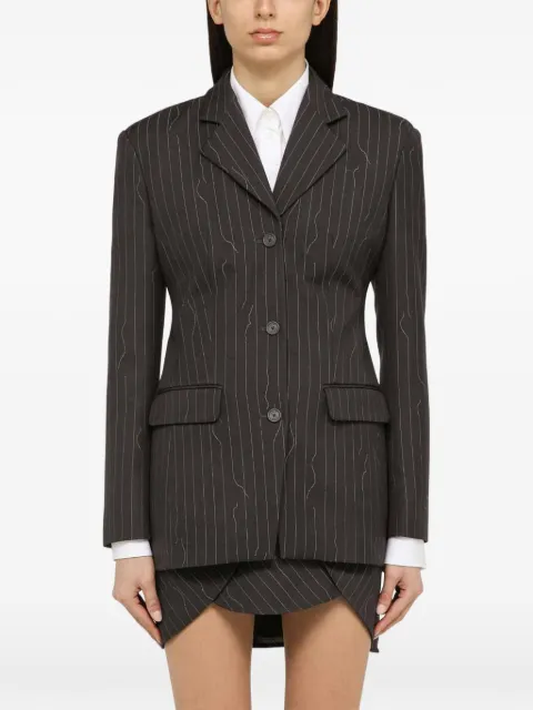 Off-White pinstriped wool-blend blazer