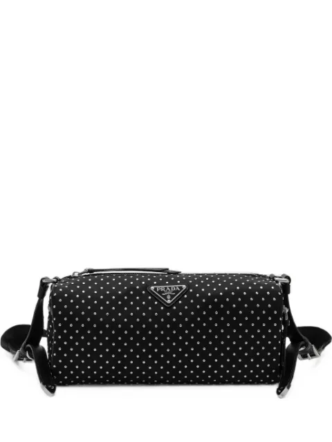 Prada stud-embellished shoulder bag