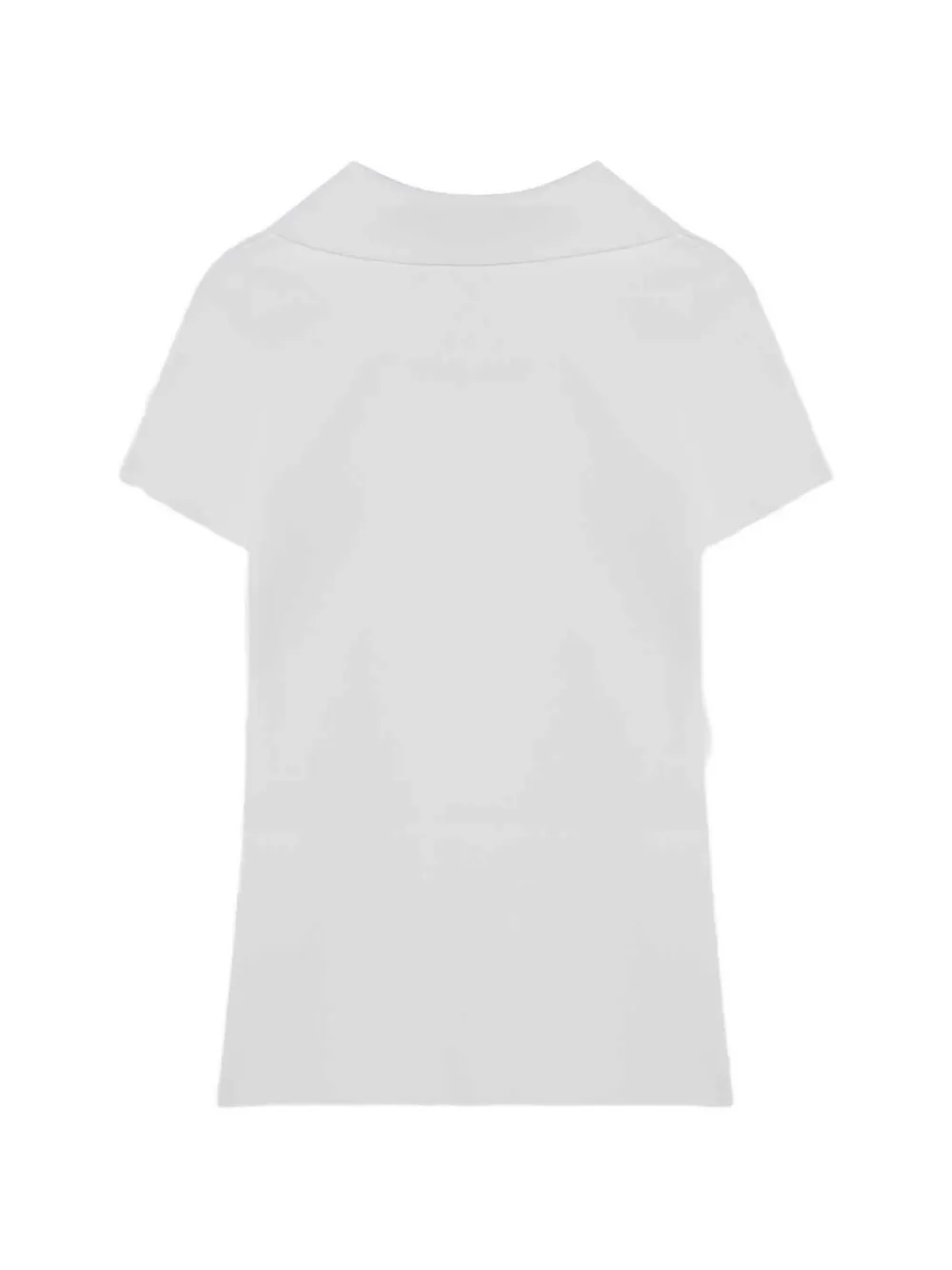 Balenciaga logo-print V-neck T-shirt Wit