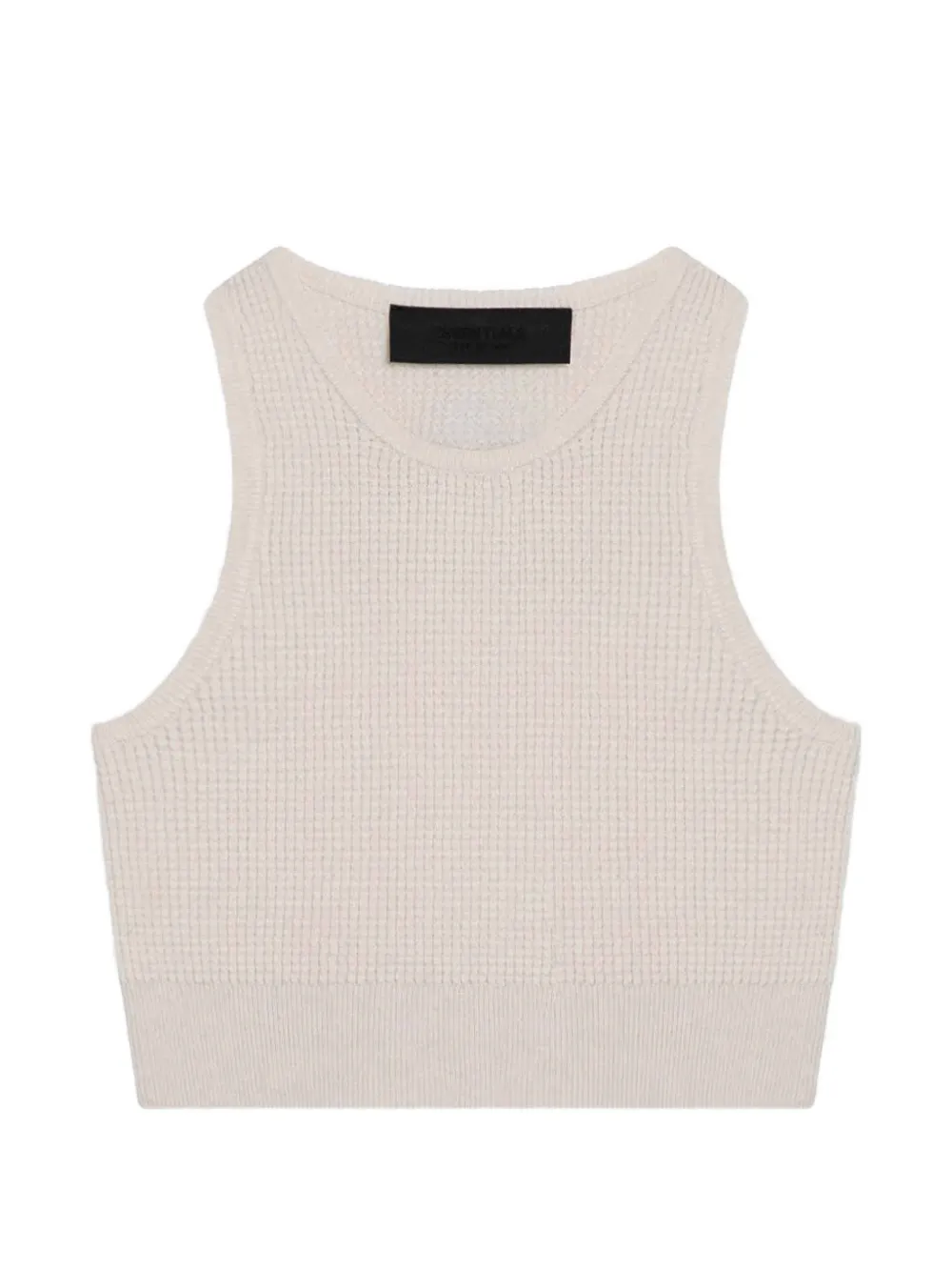 FEAR OF GOD ESSENTIALS Sporty waffle-knit tank top - Bianco