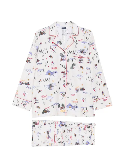 Polo Ralph Lauren ski-print flannel pajamas
