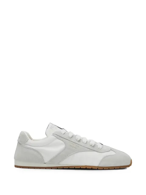 Prada suede-panelled sneakers