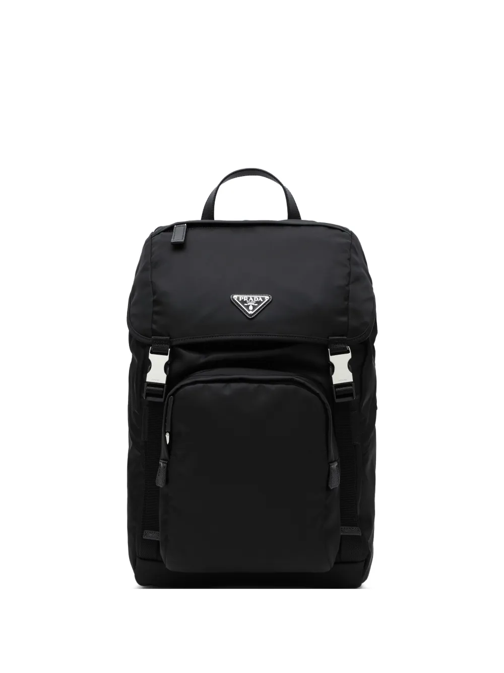 Prada Rucksack mit Saffiano-Leder - Schwarz