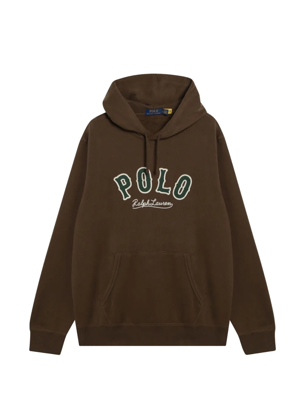 Polo Ralph Lauren The RL fleece Western-logo hoodie - Marrone