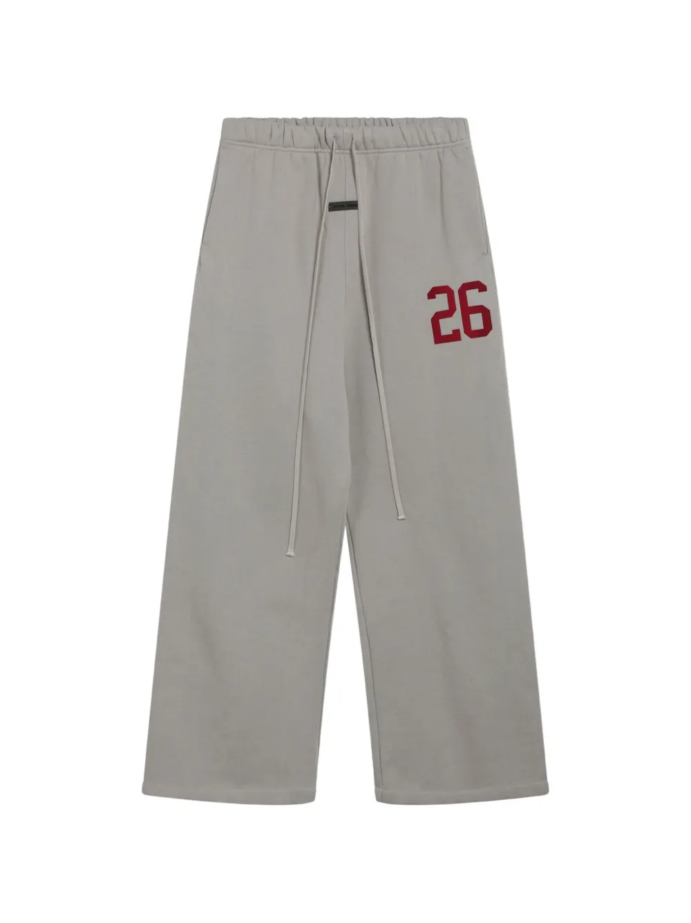 FEAR OF GOD ESSENTIALS logo-patch drawstring track pants