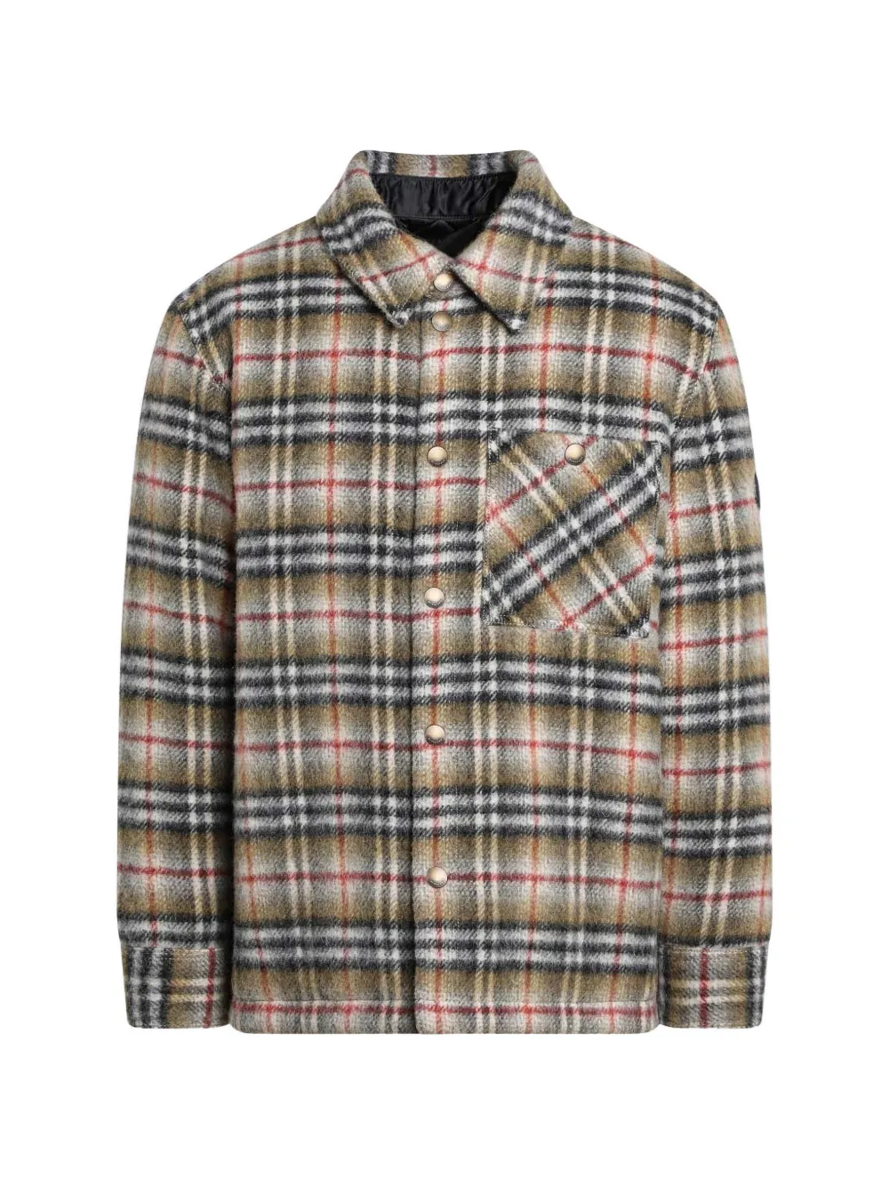 Burberry Check shirt jacket - Tons neutres Burberry Check shirt jacket - Tons neutres
