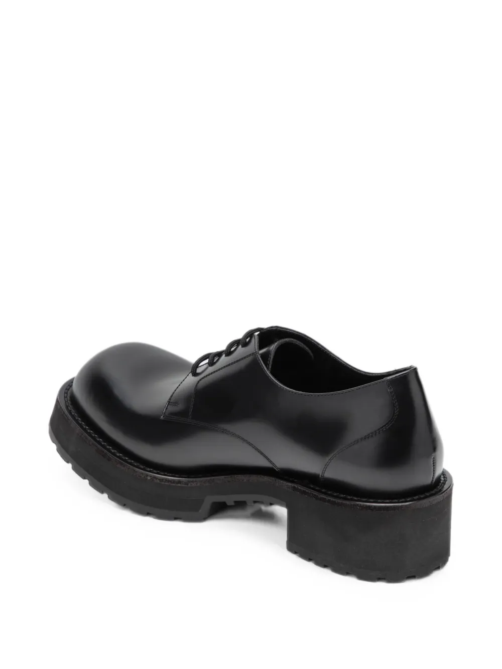 Balenciaga Venom leren derby veterschoenen Zwart