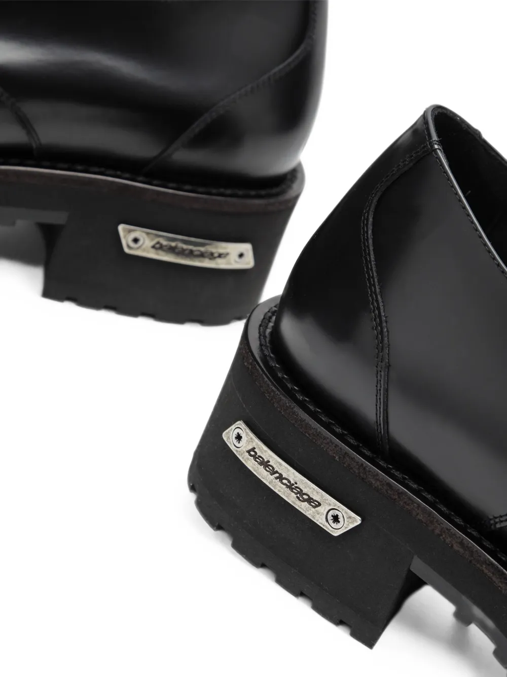 Balenciaga Venom Derby Shoes | Black | FARFETCH JO