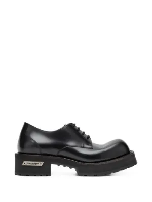 Balenciaga Venom レザーダービーシューズ | ブラック | FARFETCH JP
