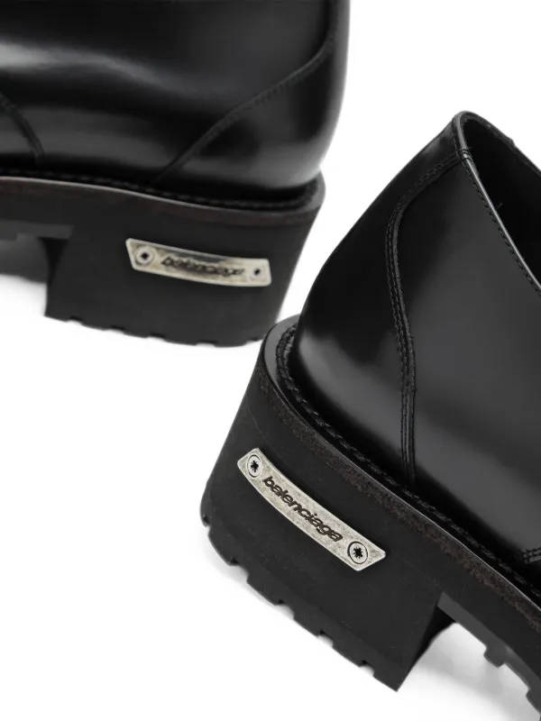 Balenciaga Venom Derby Shoes | Black | FARFETCH JO