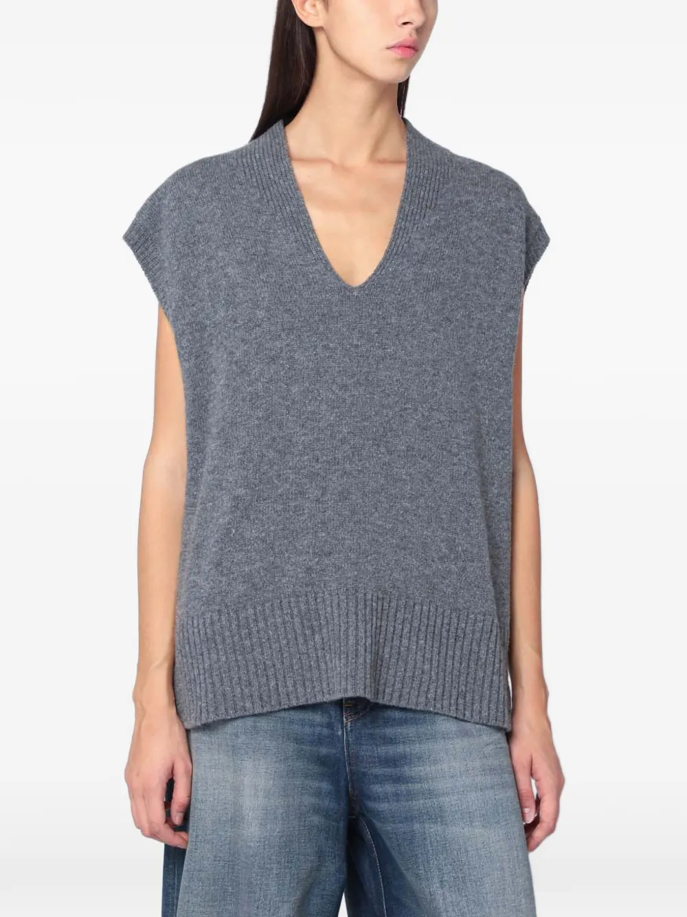 Roberto Collina V-neck knitted sweater