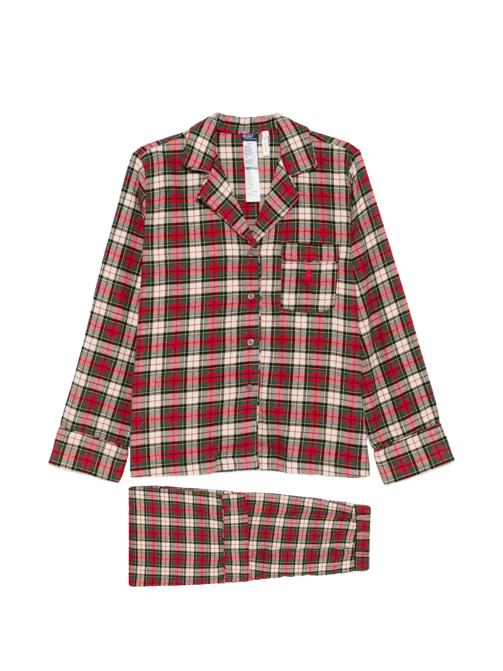 Polo Ralph Lauren plaid flannel pajamas - Rot