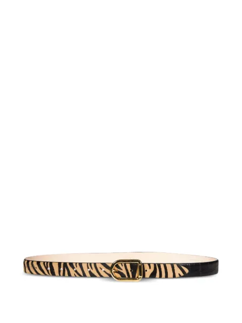 Déhanche Mija zebra-print belt
