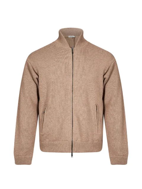 MANIFATTURE DEL NORD zip-up knitted jacket