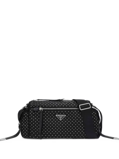 Prada crystal-embellished shoulder bag