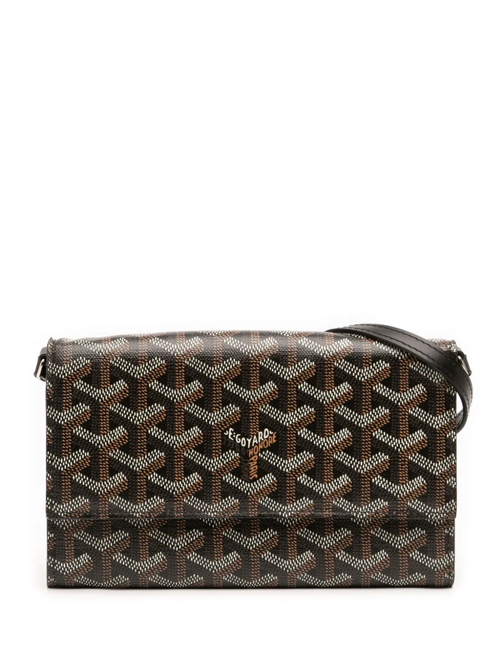 Goyard Pre-Owned portefeuille continental à bride (2021) - Noir Goyard Pre-Owned portefeuille continental à bride (2021) - Noir
