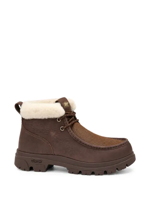 SOREL shearling-trim leather ankle boots