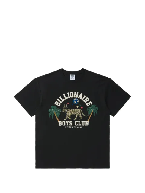 Billionaire Boys Club playera con estampado de leopardo