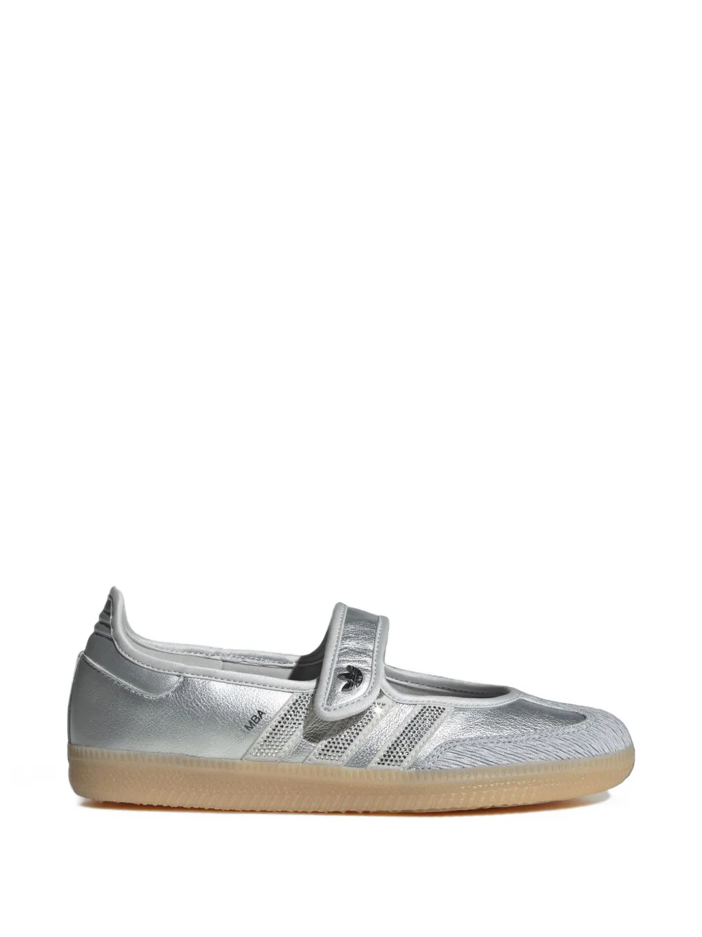 Adidas Samba metallic leather sneakers Zilver