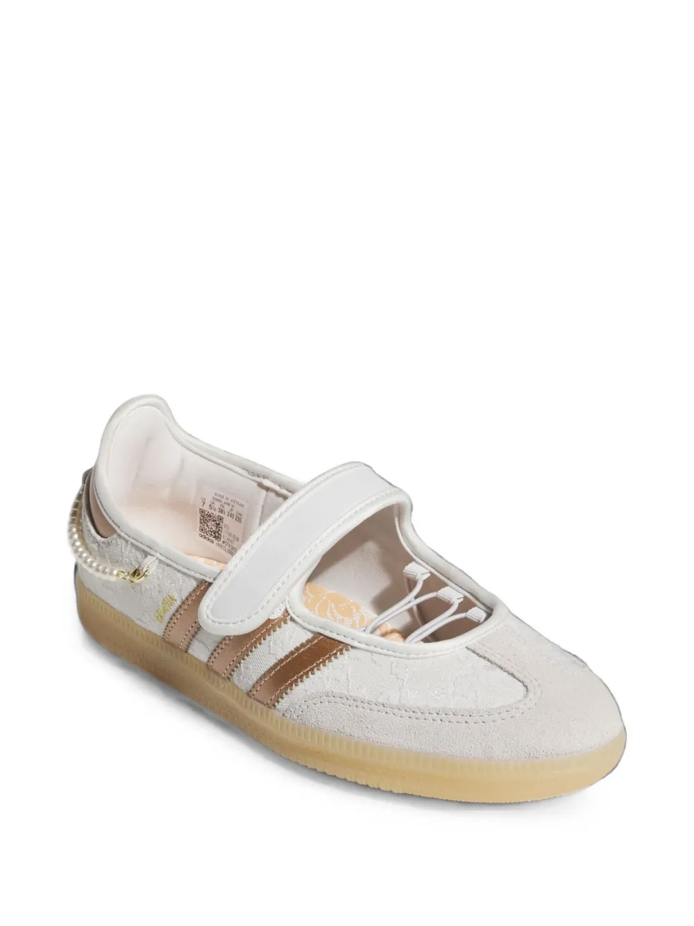 adidas Samba Jane touch-strap sneakers Beige