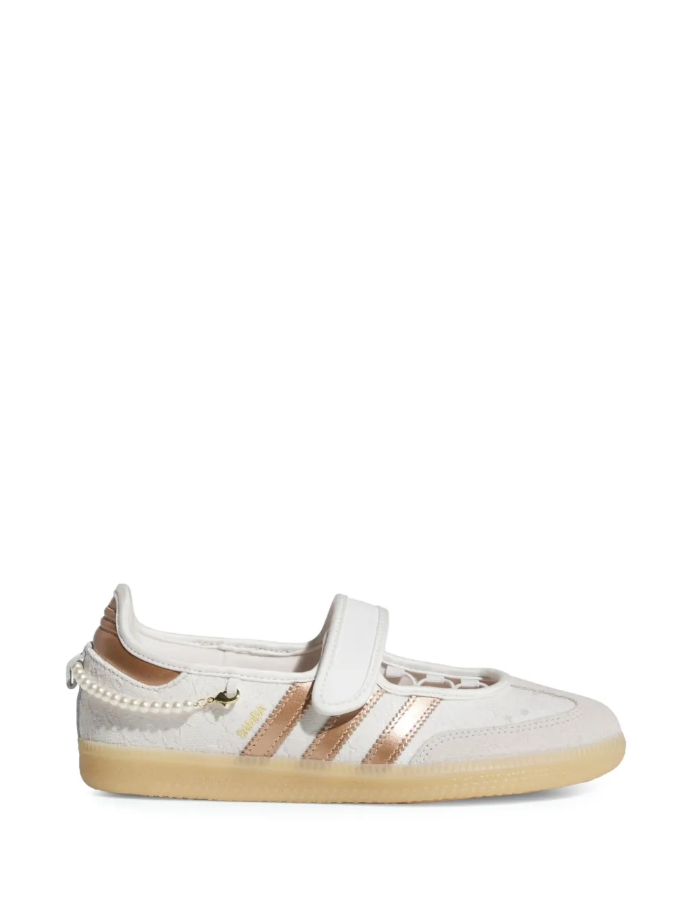 adidas Samba Jane touch-strap sneakers - Nude
