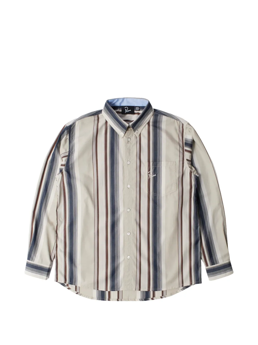 By Parra Vertical Darwin Striped Shirt In Multi