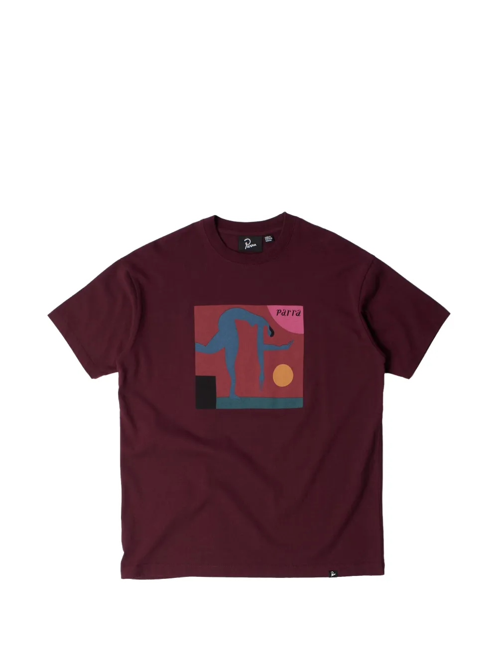 By Parra Tripped Up Graphic-print T-shirt In Red