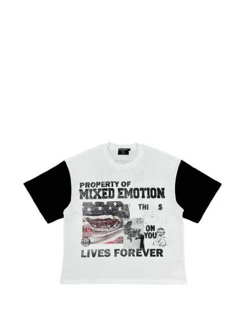 Mixed Emotion camiseta Property a paneles con motivo gráfico
