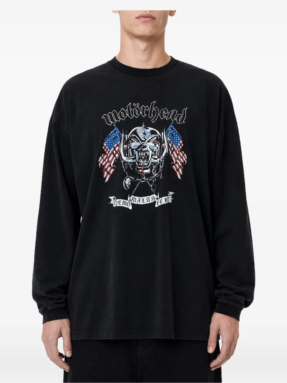 VETEMENTS Motörhead-print long-sleeve T-shirt - Nero