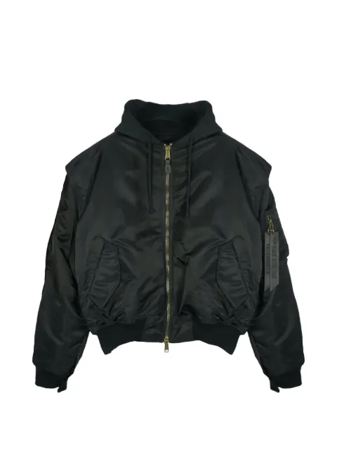 VETEMENTS reconstructed hooded bomber jacket