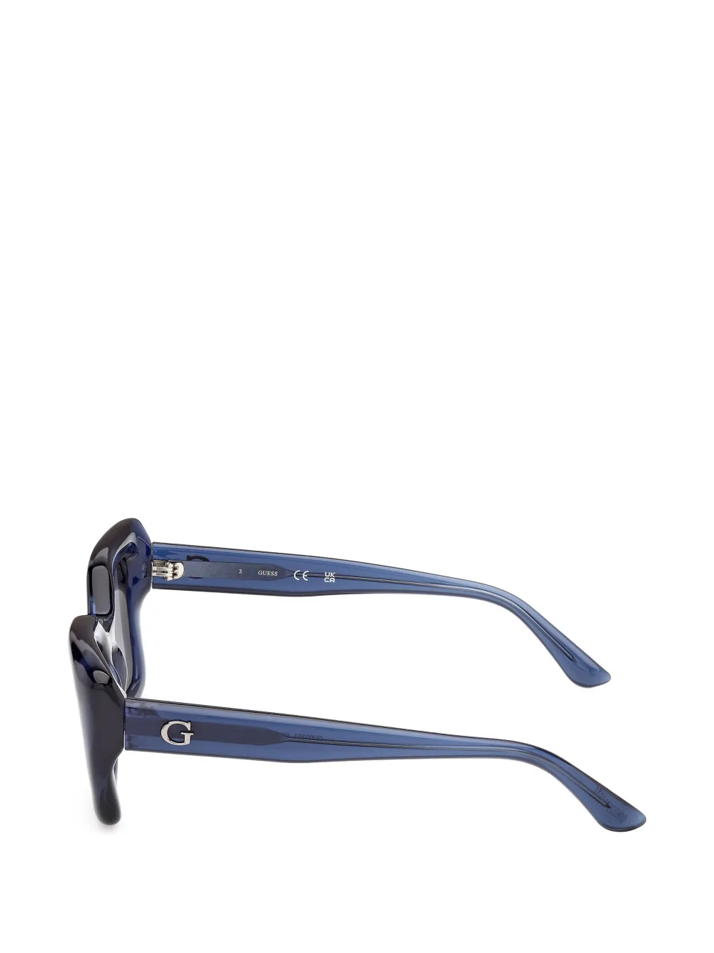 GUESS EYEWEAR Zonnebril met cat-eye montuur Blauw