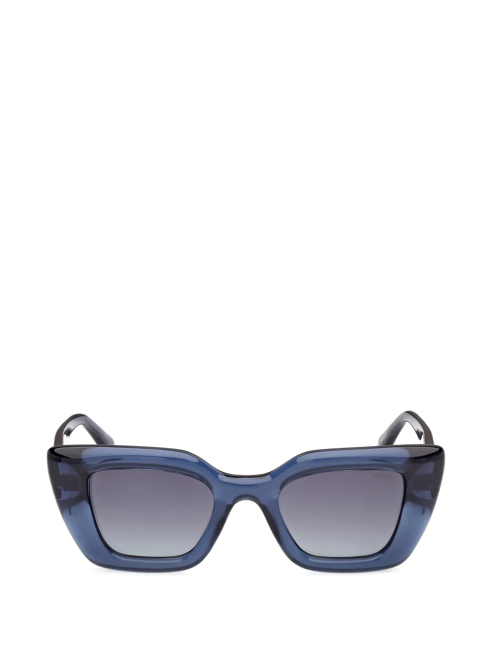 GUESS EYEWEAR Zonnebril met cat-eye montuur Blauw