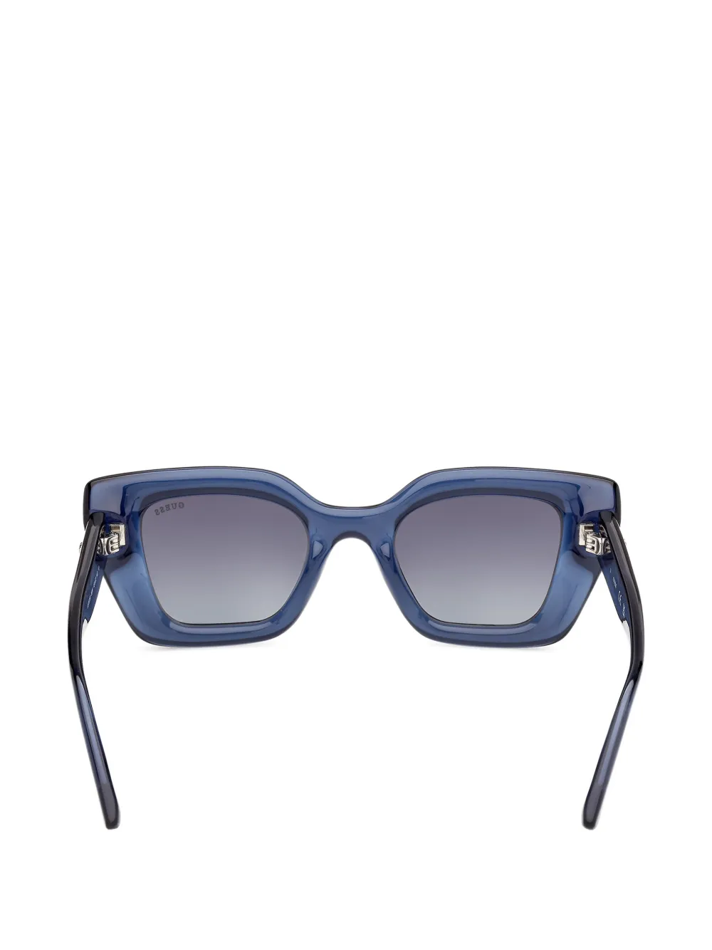 GUESS EYEWEAR Zonnebril met cat-eye montuur Blauw