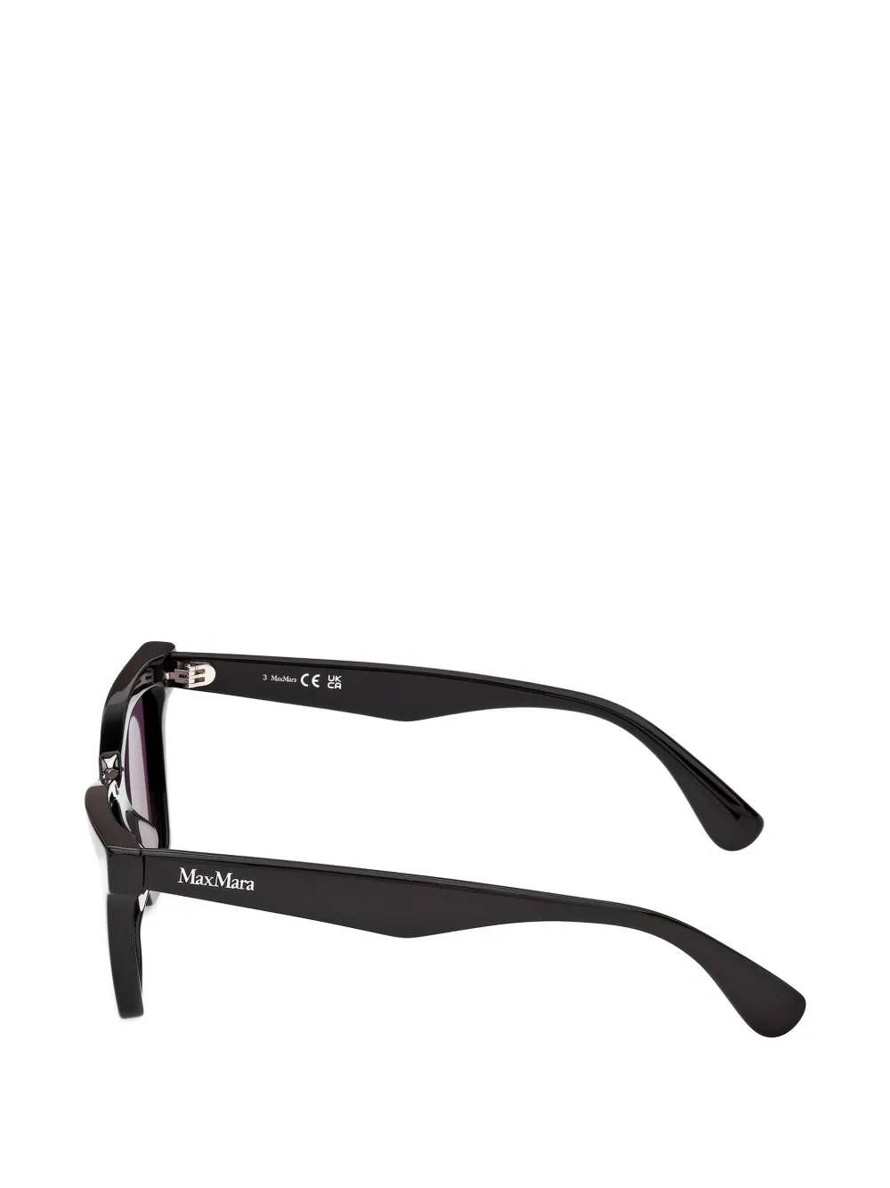 Max Mara Eyewear Zonnebril met geometrisch montuur Zwart