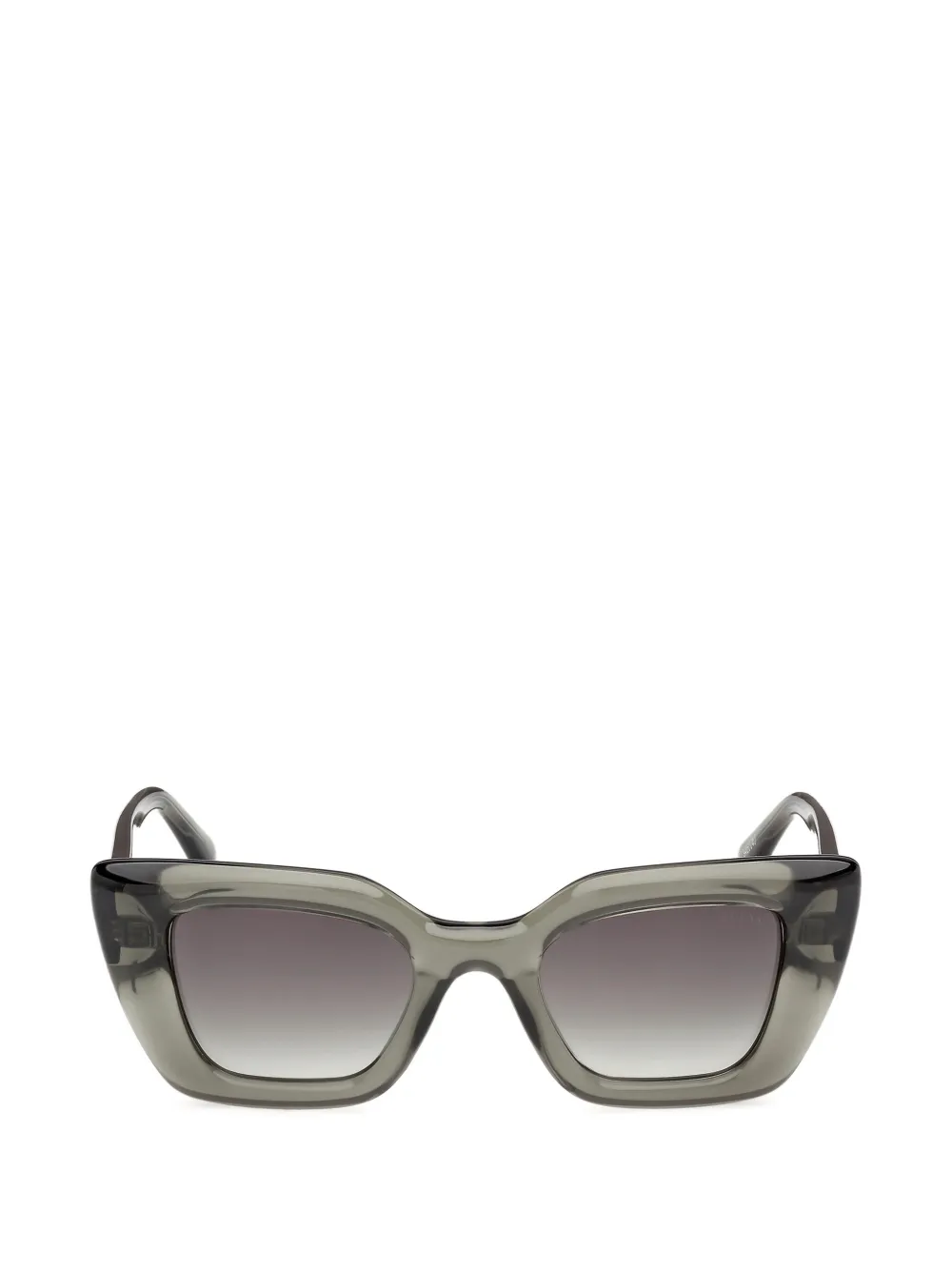 GUESS EYEWEAR Zonnebril met geometrisch montuur Grijs