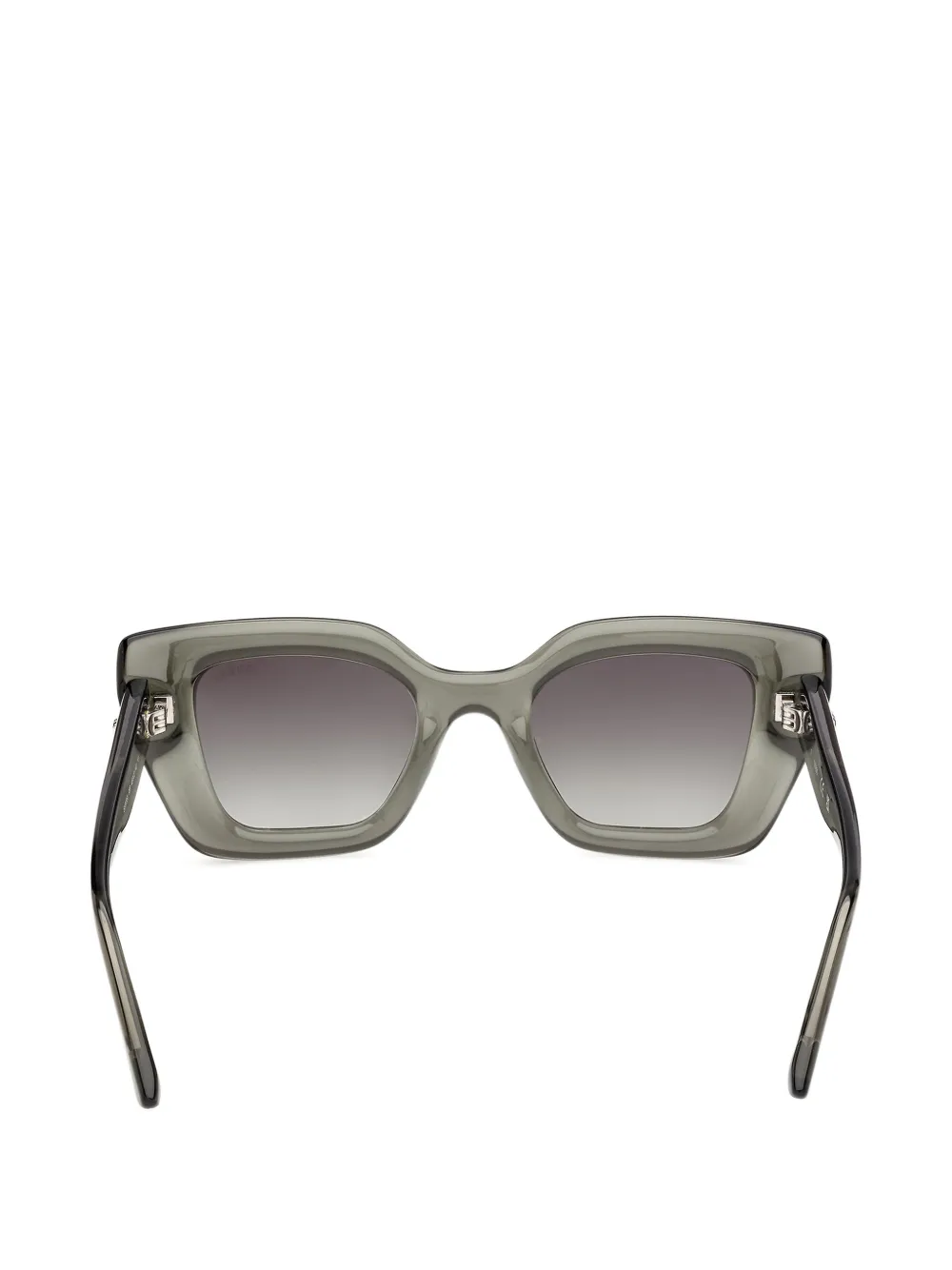 GUESS EYEWEAR Zonnebril met geometrisch montuur Grijs